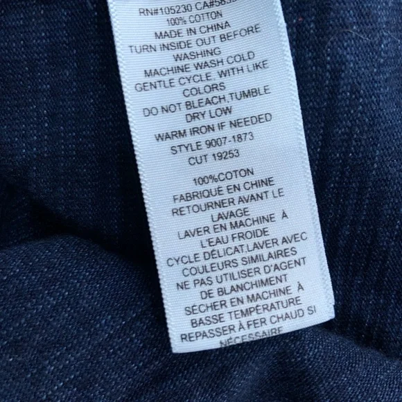 Current/Elliot dark denim blue swing top - Picture 12 of 15